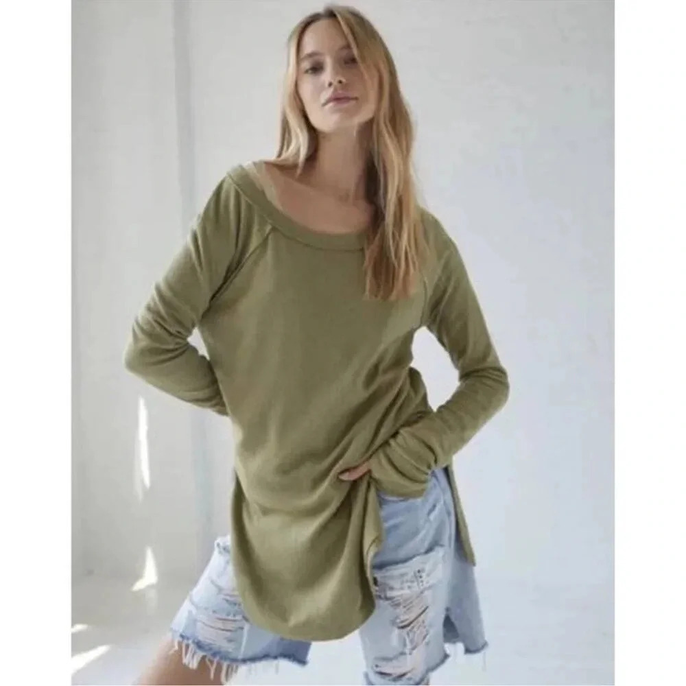We the Free Snowy Thermal top in Sunstone size XS
